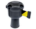 Skipper Black & Yellow Retractable Barrier, 9m, Yellow/Black Tape