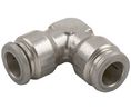 L-Fitting, Ø6 mm, Push-In Connector, Ø6 mm, Push-In Connector, Stainless Steel, 21mm, Pack of 10 pieces