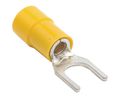 Fork Terminal, Partially Insulated, 4 ... 6mm², M6, Pack of 100 pieces