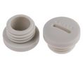 Blanking Plug, M12, 11.7mm, Polyamide 6.6 (PA 6.6), Grey, Pack of 100 pieces