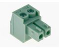 Pluggable Terminal Block, Right Angle, 8A, 125V, Pitch - 3.81mm, Poles - 2, Pack of 10 pieces