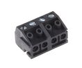 Kretskortskopplingsplint, THT, 10A, 5mm, Poler - 4, Paket med 10 delar