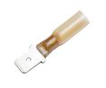 Spade Connector, Partially Insulated, Red, 0.34 ... 0.75mm², Plug, Pack of 25 pieces