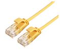 Patch Cable, RJ45 Plug - RJ45 Plug, CAT6a, U/UTP, 1m, Yellow