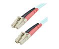 Konfektioniertes Lichtleiterkabel 50/125 um OM3 Duplex LC - LC 1m