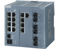 Ethernet Switch, RJ45 Ports 13, Fibre Ports 3ST, 100Mbps, Layer 2 Managed
