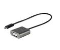 Adapter, USB-C Plug - VGA Socket, 1920 x 1200, Silver