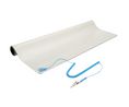 Antistatikmatte für den Schreibtisch mit 3 m Erdungskabel, DIS_ESDMatMaterial_LOV, 700 x 600mm, beige
