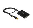 Videoadapter, Mini-DisplayPort-Stecker - DVI-Buchse, 2560 x 1600, Schwarz