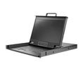 KVM Console with Interchangeable Adapter, 17.3" (43.9 cm), 1920 x 1080, 16:9, US English, QWERTY