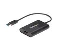 Adapter, Compatible with Windows Only, USB-A Plug - DisplayPort Socket, 3840 x 2160, Black