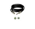 Audio Cable, Mono, 6.35 mm Jack Plug - XLR 3-Pin Socket, 6m