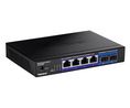 Ethernet-kytkin, RJ45-portit 4, Kuituportit 2SFP+, 2.5Gbps, Ilman hallintotoimintoja