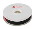 Hook-and-Loop Tape 25mm x 5m Svart, Rulle på 10 meter