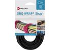 VELCRO®-band 330 x 20mm Tyg / Polypropylen Svart