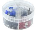 Ferrule Assortment Tin-Plated Copper 0.5 ... 2.5mm², 225 pcs