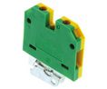 2-Way EK 2.5 Earth Terminal Block, 2.5mm², 26 ... 12 AWG Wire, Screw Down, Nylon Housing, ATEX, Pack of 5 pieces