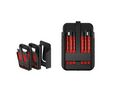 Bit Set, Slotted / Phillips / Pozidriv / PlusMinus / Torx, 12pcs