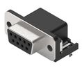 D-Sub Connector, 10.3mm, Angled, Socket, DE-9, PCB Pins