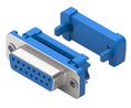 D-Sub Connector with UNC 4-40 Nut, Socket, DA-15, IDC