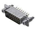 D-Sub Connector with Hex Screw, Plug, DA-15, PCB Pins