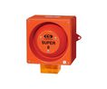 YL80 Super Series Amber Beacon-Sounder Combination, IP66230 VWall120 dBAC