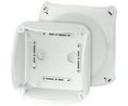HENSEL, 130 mm KF Series Grey Polycarbonate Junction Box, IP66, IP69, IP67, No, 77 mm, 130x130mm, Polycarbonate