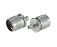 Straight 50 Ohm Coaxial Adapter 6 GHzMaleFemale, 50Ohm