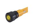 17-39 Series IndicatorYellow Panel Mount Indicator, Plug-In Termination24 V, IP65, IP4016.2 mm