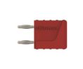 Red Male Banana Connector, 2 mm Connector, 60 V, Gold Plating