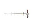 HG912YE-NF Rod RFID Antenna with Type N Connector, LoRa, Cellular, Trou traversant