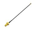 CAB.697 Series, 100 mm, 1.13 Coax Coaxial, Unterminated Black