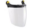 Petzl Clear Flip Up PC Face Shield, Resistant To Electric Arc, High Speed Particles, Liquid Splashes