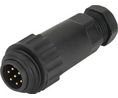 Circular Connector, 7 Contacts, Cable Mount, M24 Connector, Socket, Male, IP67 Contacts