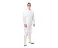 White Unisex Visitor Coat, M, Pack of 50 pieces