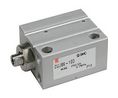 SMC CUJ Series 7 bar Double Action Rotary Actuator, 6mm Bore