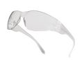 Delta Plus BRAV2 UV Safety Glasses, Clear Polycarbonate Lens