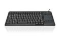Ceratech KYB500-K82B-US Wired USB Touchpad Keyboard, QWERTY (US), Black
