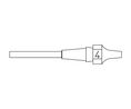 Weller 1 XDSL Desoldering Nozzle for use with DSX120, WXDP120, WXDV120 Desoldering Irons