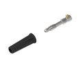 Electro PJP Black Male Banana Plug, 4 mm Connector, Screw Termination, 36A, 30/60V ac/dc, Nickel Plating