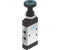 Festo Manual 5/2 double solenoid Pneumatic Manual Control Valve VHEF Series, G 1/4, 2.5mm, 5299716