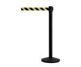 Tensator Black & Yellow Steel Retractable Barrier, 2.3m, Yellow/Black Tape, Steel