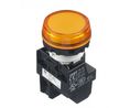 Lampe témoin 24V AC / DC Fixe Orange Borne à vis, M3.5