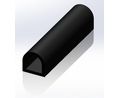Black EPDM Edging Strip, 20m, 20m