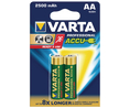 Rechargeable Battery, Ni-MH, AA, 1.2V, 2.6Ah, Pack of 2 pieces