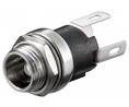 DC Power Connector, Socket, Straight, 5.5x10.8x15.4mm