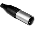 XLR-liitin, Urosliitin, Suora, Kaapeliasennus, Navat - 4