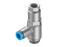 Gesteuertes Rückschlagventil, 1400L/min, G3/8", Gewindebuchse / QS-8, 10bar