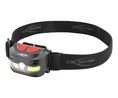 Otsalamppu, LED, Ladattava, 250lm, 51m, IP54, Musta