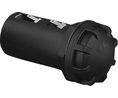Battery Holder, Glass Filled Polyester, 1x C, Panel Mount